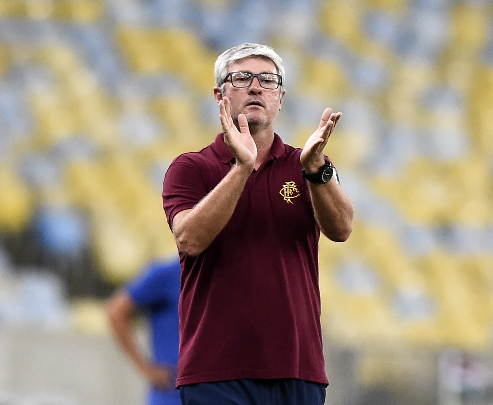 Odair Hellmann no jogo entre Fluminense x Resende � Foto: Andr� Dur�o