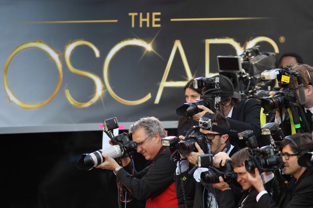 Fotógrafos do Oscar (Foto: Getty Images)