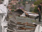 Temporal destelha casas e escola em Caxias do Sul, na Serra do RS