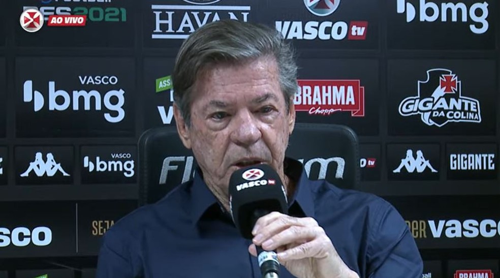 Administra��o de Jorge Salgado recorreu ap�s execu��o for�ada de R$ 93,5 milh�es � Foto: Reprodu��o Vasco TV