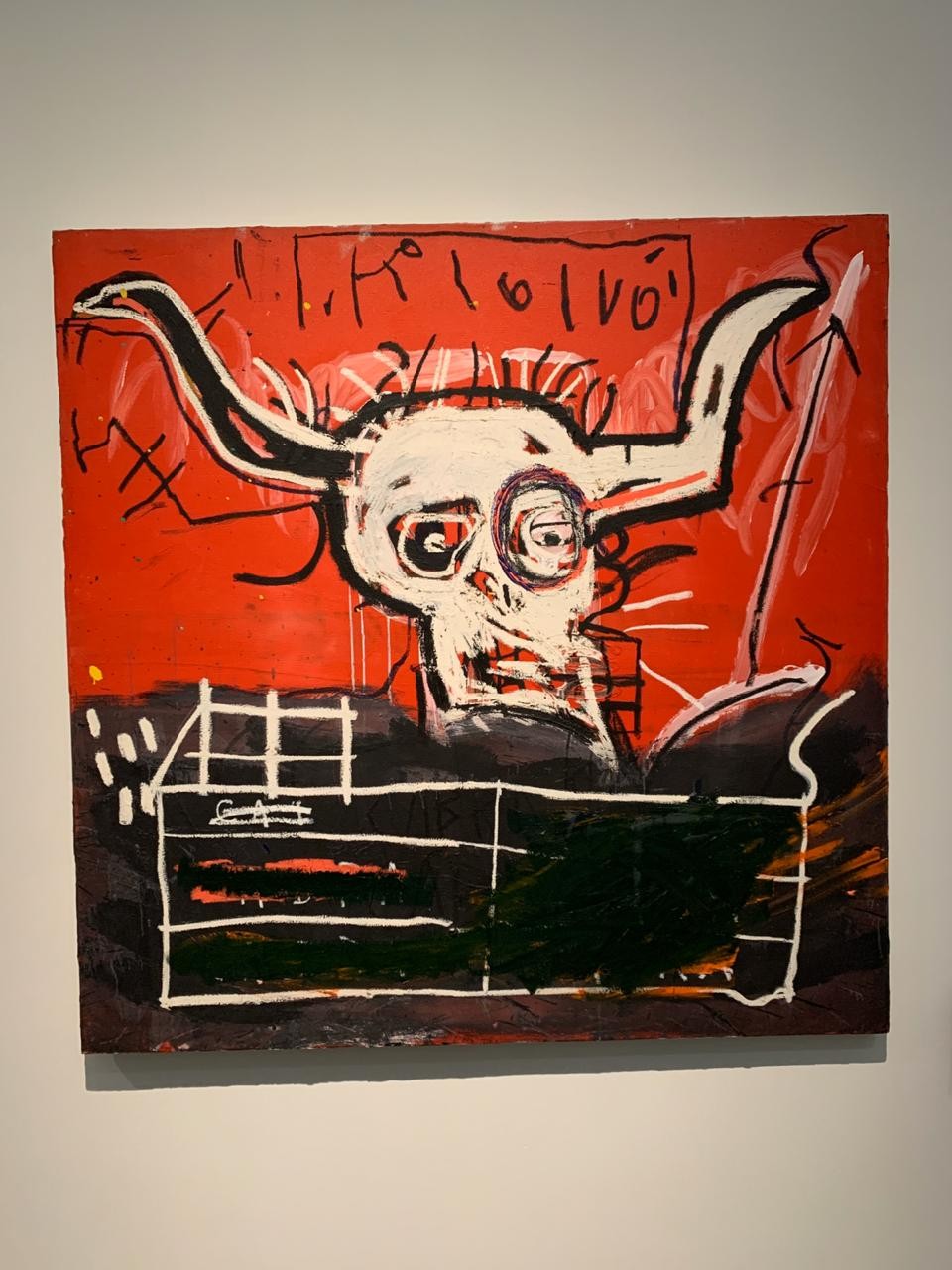 Cabra,1981–82, de Jean-Michel Basquiat (Foto: Gian Luca Ewbank Baldacconi)