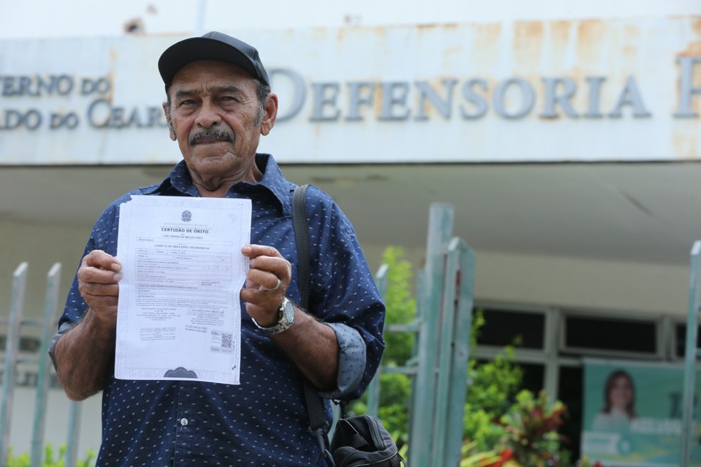João Barbosa foi declarado morto há 35 anos e tenta provar que está vivo — Foto: José Leomar/SVM