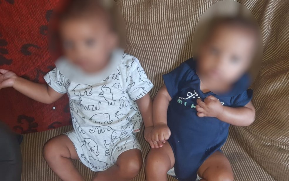Jovem tem meninos gêmeos de pais diferentes em Mineiros, Goiás — Foto: Reprodução/Redes Sociais