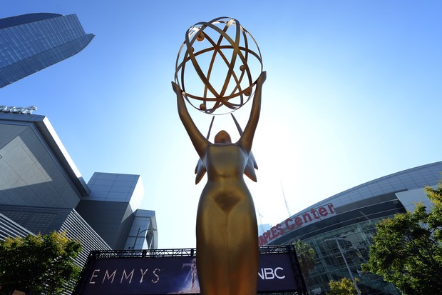Estátua do Emmy vista na premiação de 2018 (Foto: Getty Images)