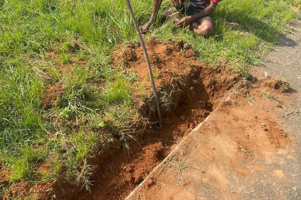 Homem é detido após ser flagrado roubando fios de cobre em Salvador  — Foto: Guarda Municipal / Divulgação