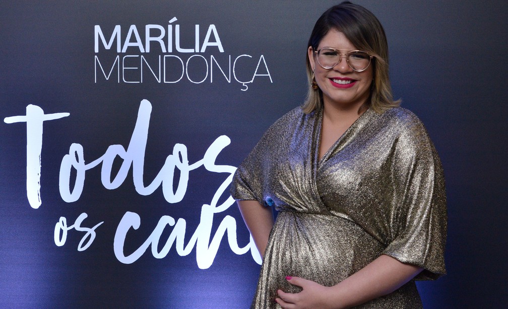 Marília Mendonça no lançamento do documentário 'Todos os cantos' — Foto: Divulgação/Globoplay
