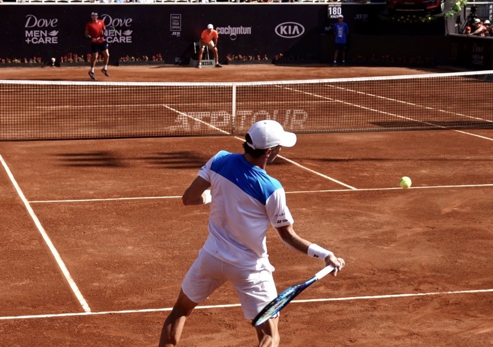 Thiago Wild x Casper Ruud final ATP de Santiago tênis — Foto: Divulgação