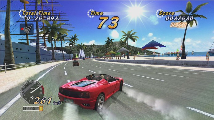 O Out Run de PS3 e Xbox 360 (Foto: Divulgação/Sega)