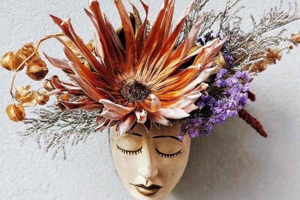 Aprenda a fazer um buquê de flores secas (Foto: Divulgação) Aprenda a fazer um buquê de flores secas (Foto: Divulgação)