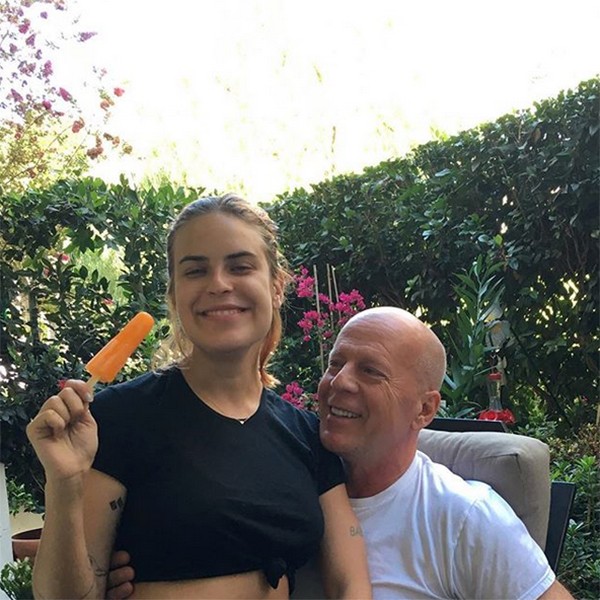 Tallulah e Bruce Willis (Foto: Instagram)