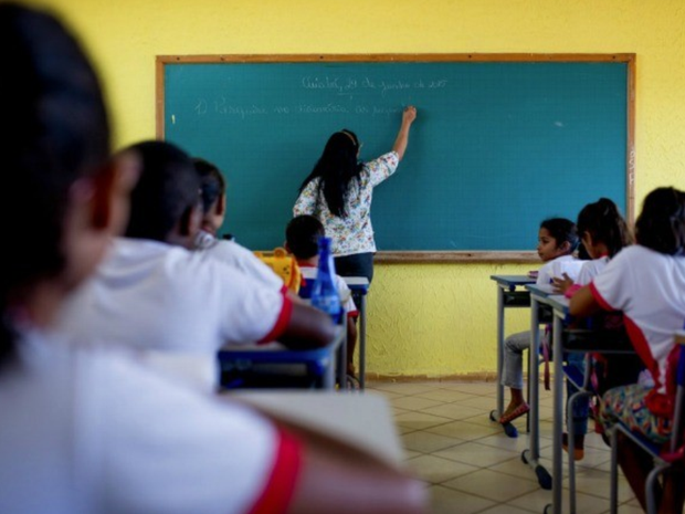 Educação sala de aula (Foto: Divulgação/GCOM-MT)