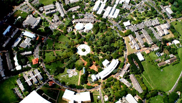 Vista aérea da Unicamp (Foto: Antoninho Perri/Ascom/Unicamp)