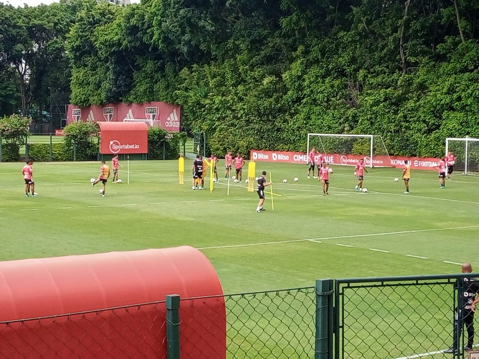 Treino do São Paulo — Foto: José Edgar de Matos