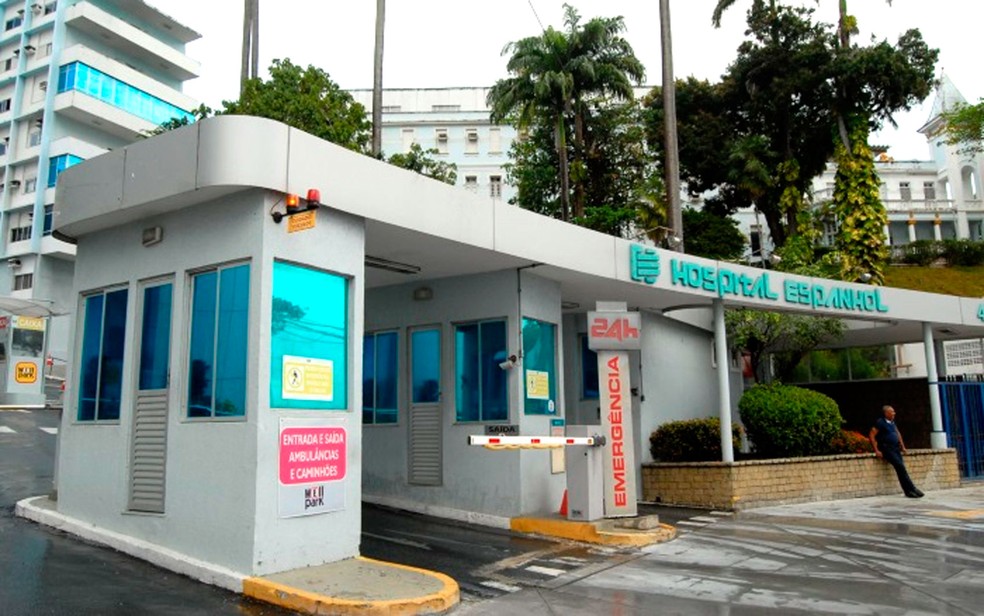 Hospital Espanhol, que fica no bairro da Barra, em Salvador, está fechado por crise desde 2014. (Foto: Divulgação/TRT-BA)