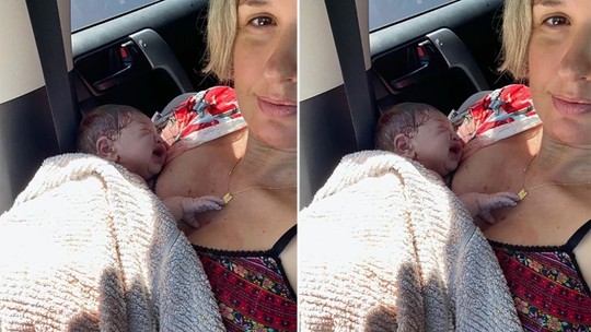 Mãe dá à luz em carro e pai faz relato hilário