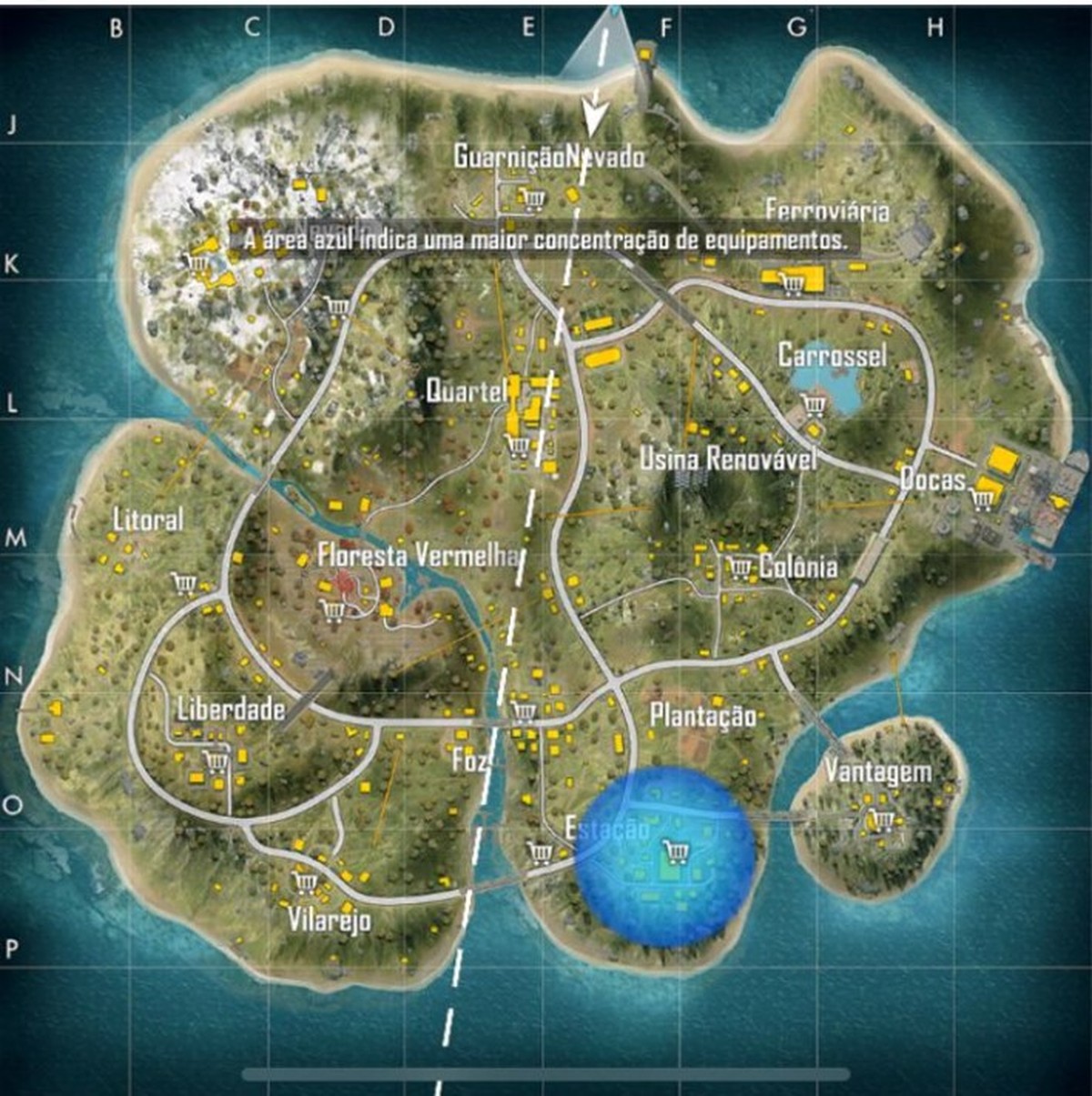 Mapa Alpine no Free Fire: dicas e melhores lugares para cair | free ...