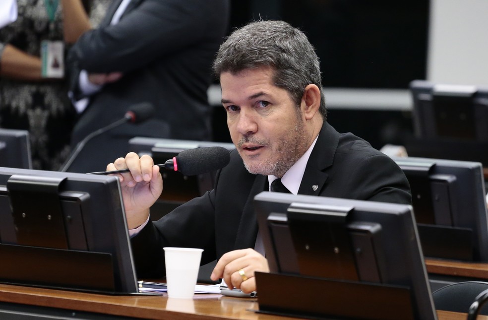 O líder do PSL na Câmara, deputado Delegado Waldir (GO) — Foto: Cleia Viana / Câmara dos Deputados