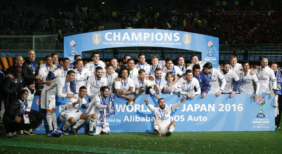 O Real Madrid é o atual campeão do Mundial de Clubes da Fifa, que em 2016 foi realizado no Japão (Foto: Reuters)