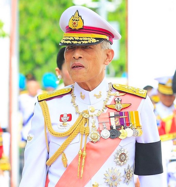 O rei da Tailândia, Maha Vajiralongkorn, também conhecido como Rama X (Foto: Instagram)