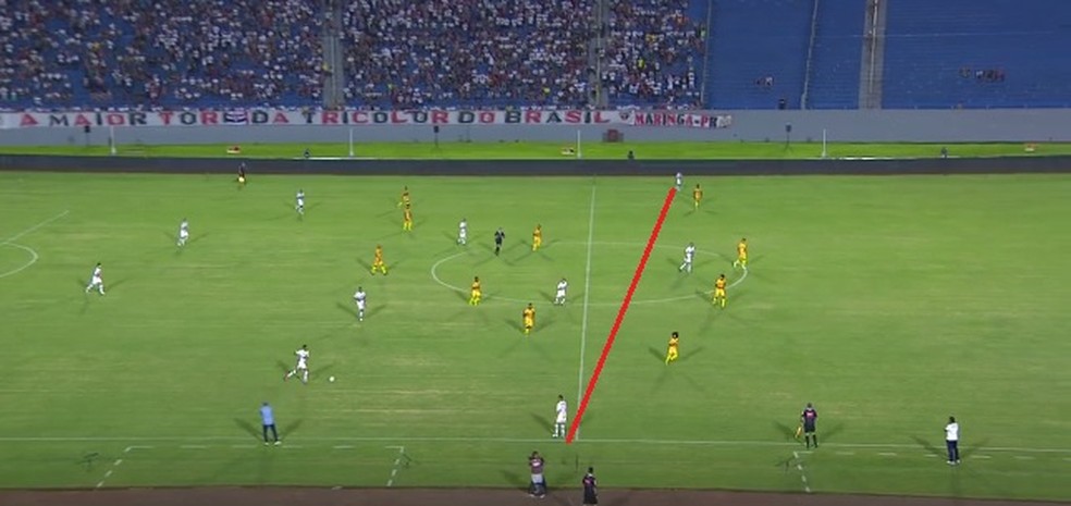 Pontas abertos dão amplitude ao São Paulo e tentam abrir defesa do Madureira (Foto: Reprodução)