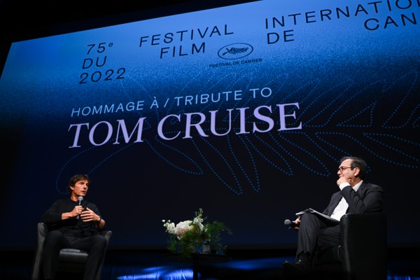 Tom Cruise recebeu a Palma de Ouro honorária e foi muito celebrado no 75º Festival de Cannes (Foto: Corbis via Getty Images)
