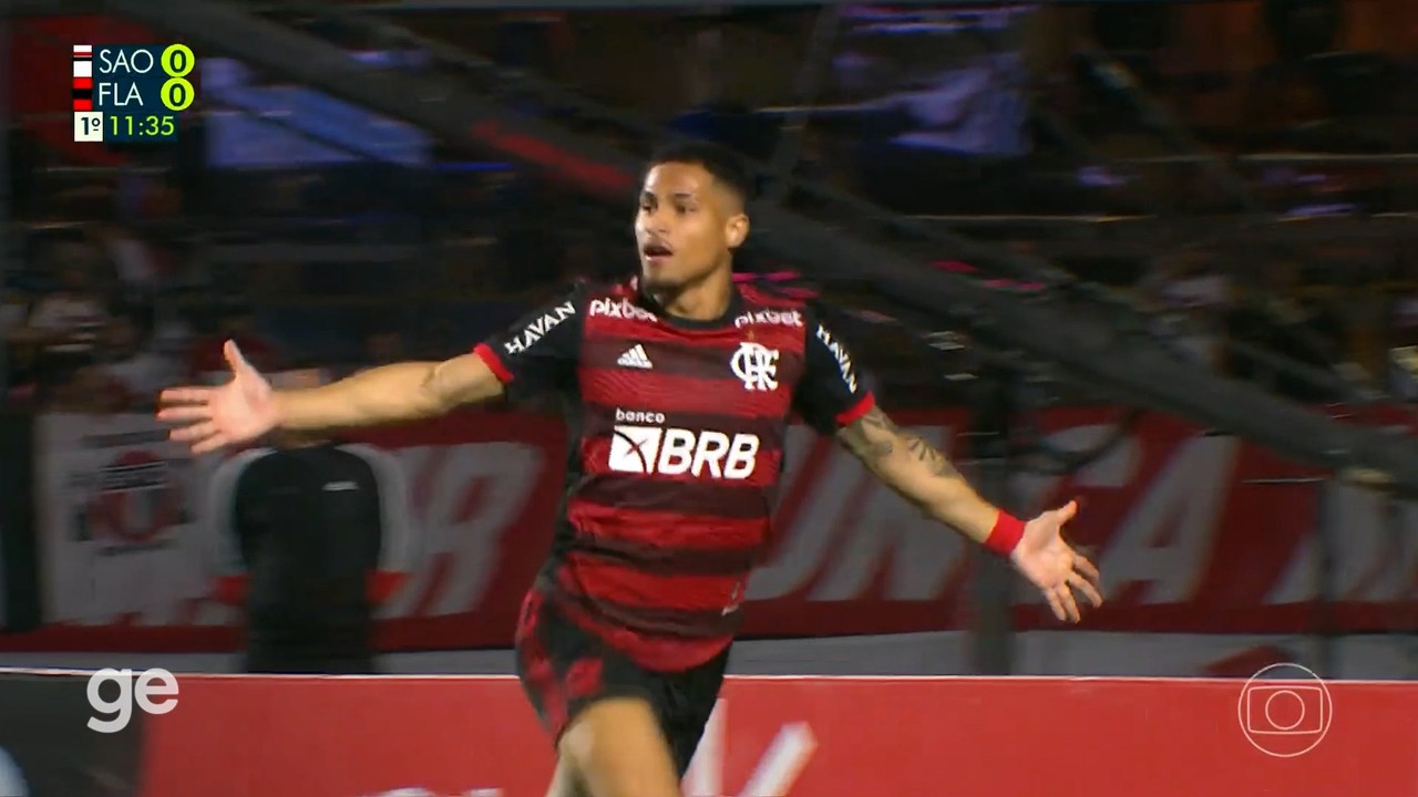 Veja os gols de Jo&atilde;o Gomes pelo Flamengo