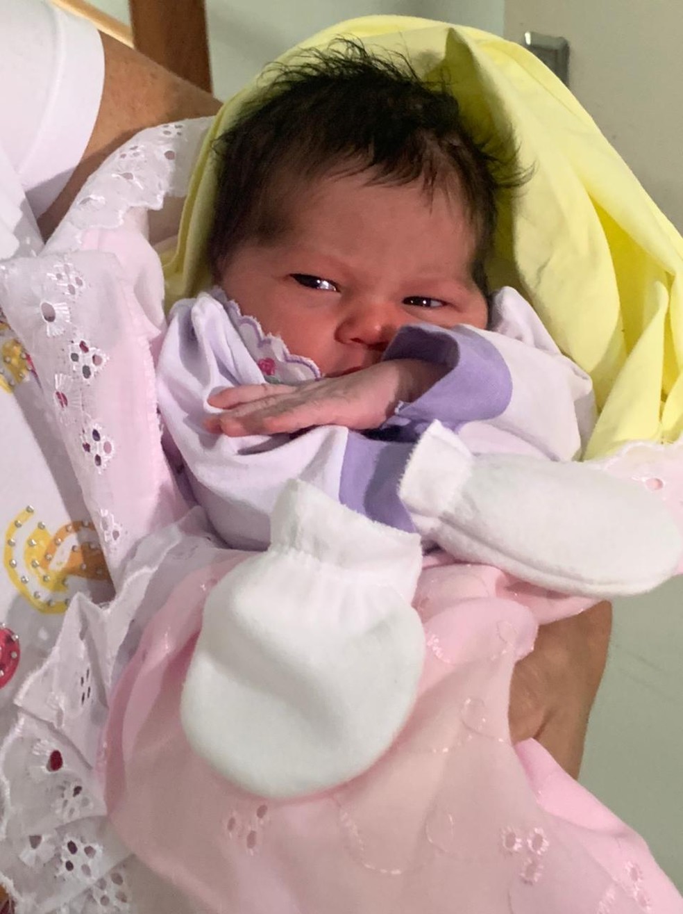 Eloise Camilly foi a primeira criança a nascer em Natal em 2022 — Foto: Anna Alyne Cunha/Inter TV Cabugi