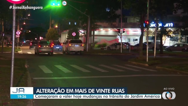 Mais de 20 ruas tm trnsito alterado no Jardim Amrica, em Goinia