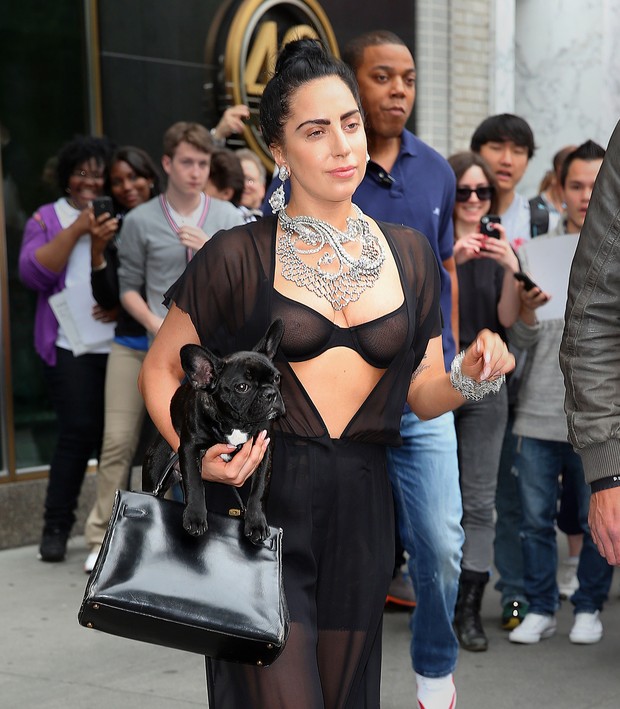 Lady Gaga em Nova York, nos Estados Unidos (Foto:  Jackson Lee/ Getty Images)