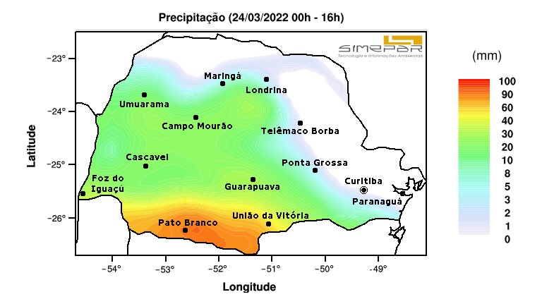 Chuvas intensas causam estragos em cidades do Oeste e Sudoeste do Paraná