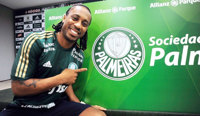 Arouca Apresentação Palmeiras (Foto: Marcos Ribolli)