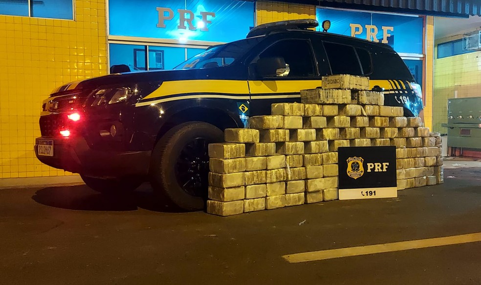 Mais de 500 kg de drogas foram apreendidos em RO — Foto: PRF/Divulgação