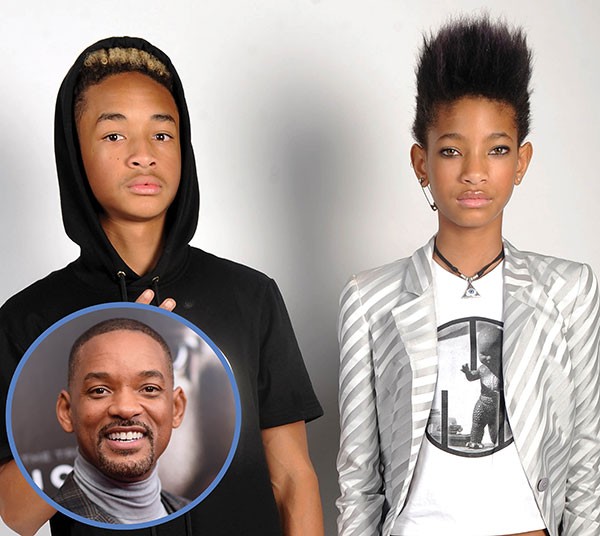 Jaden, Willow e Will Smith (Foto: Getty Images)