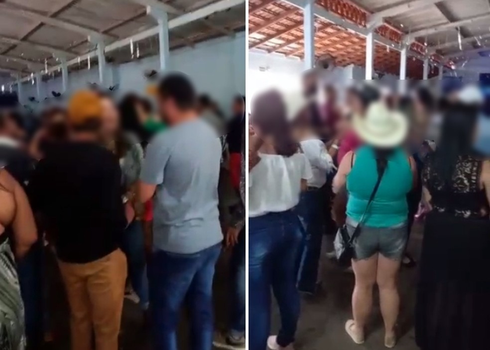 Baile da terceira idade foi realizado em Taquarituba — Foto: Arquivo pessoal