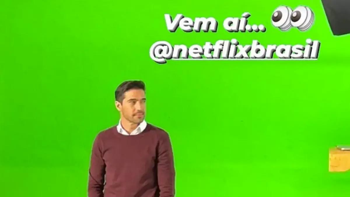 Abel Ferreira durante ensaio fotográfico para produção da Netflix Brasil (Foto: Divulgação)