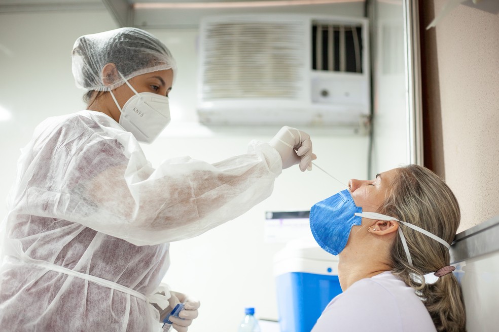 Teste de Covid-19 — Foto: Divulgação