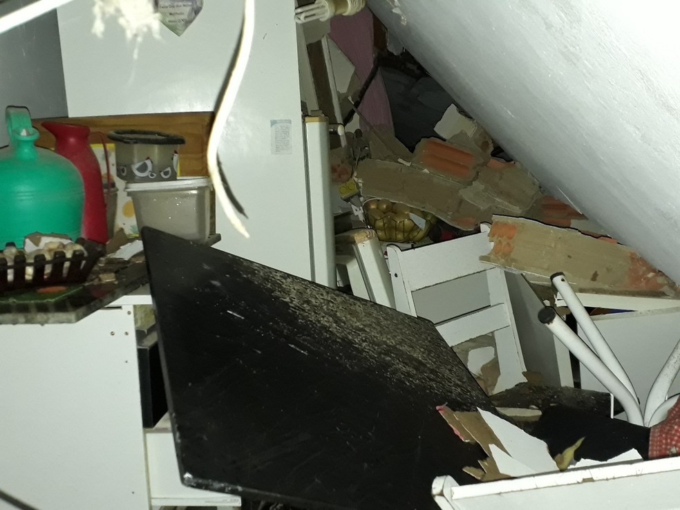 Explosão de gás de cozinha destrói casa em Campinas, em 13 de junho (Foto: Defesa Civil/Divulgação)