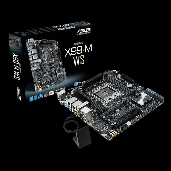 Lista de recursos fazem da nova X99M-WS uma das melhores placas para o chipset X99 no mercado (Foto: Divulgação/Asus)