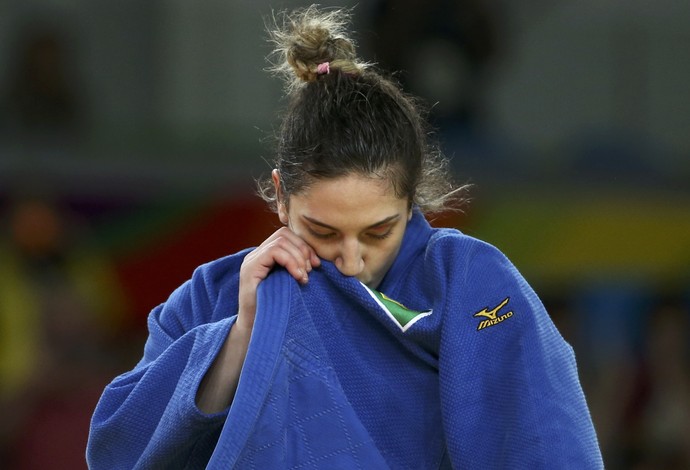 Mayra Aguiar, medalha bronze (Foto: Reuters)