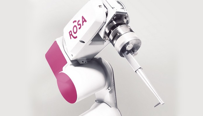 ROSA, robô que realiza cirurgias neurológicas (Foto: Divulgação/MedTech)