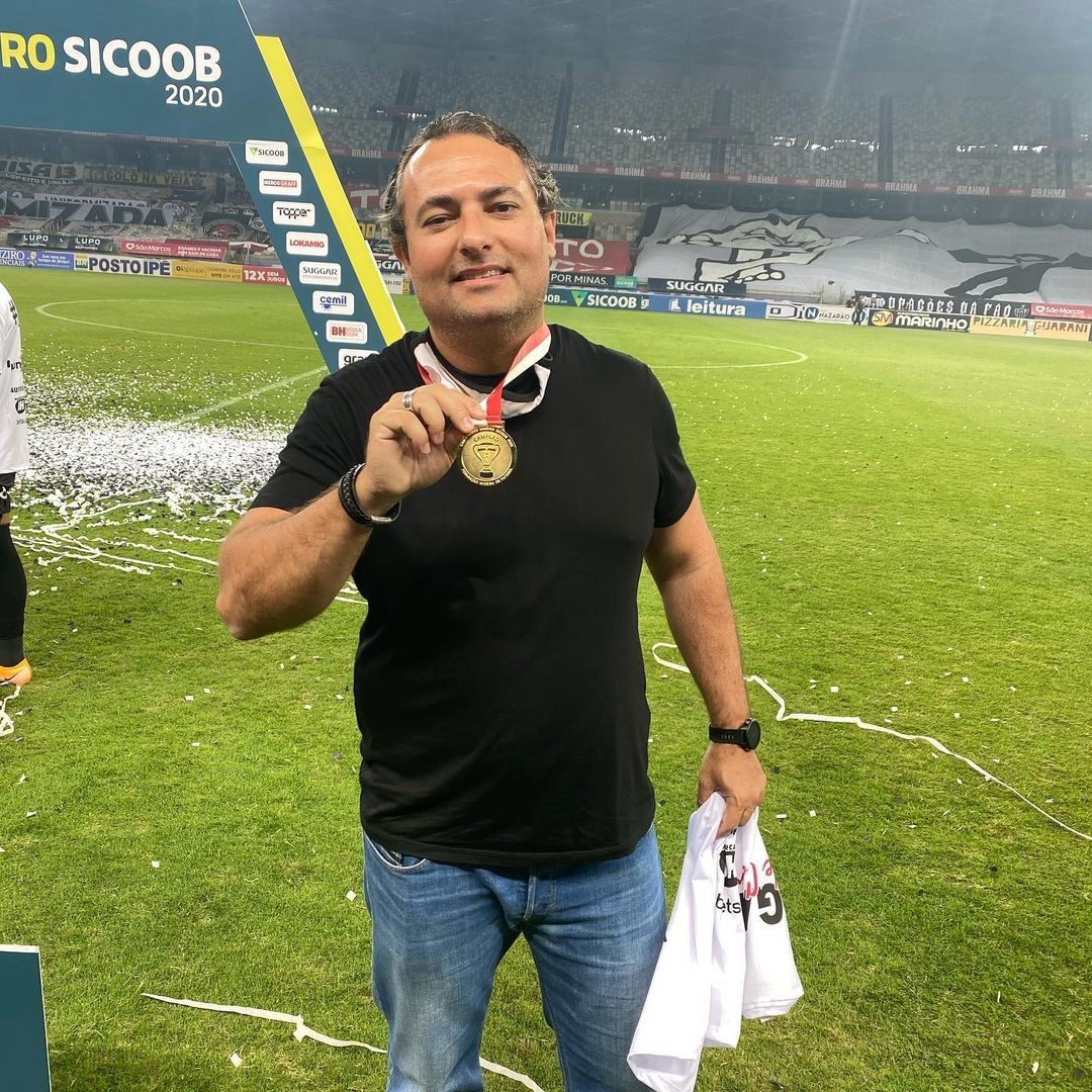 Alexandre Mattos esteve na campanha vitoriosa do Atlético-MG no Campeonato Mineiro 2020 (Foto: Reprodução: Instagram)