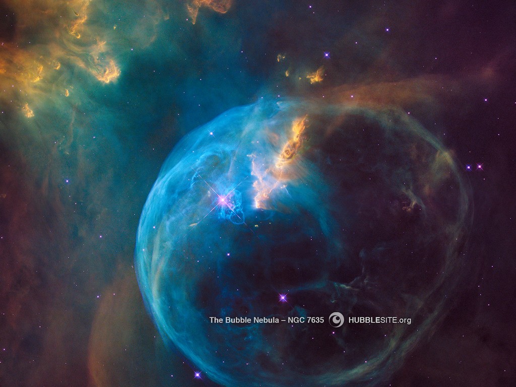 Nebulosa da Bolha (Foto: NASA, ESA, STScI/AURA)