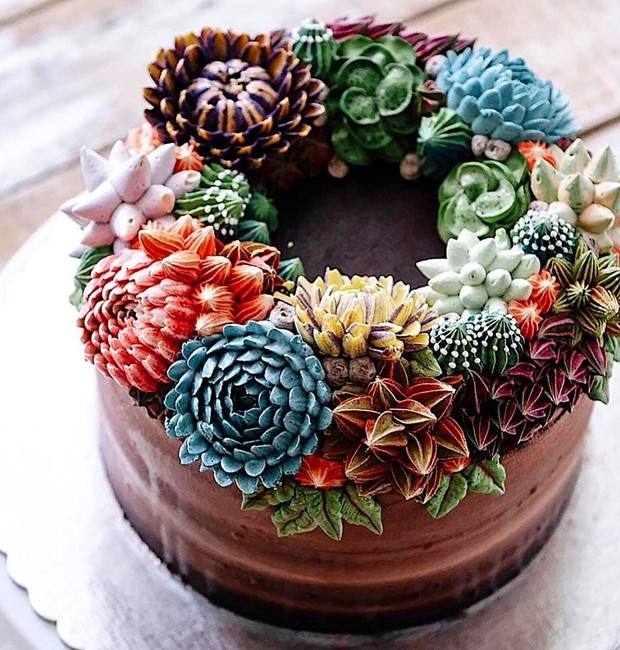 bolos-decorados-com-suculentas-terrario-cake-confeiteiro (Foto: Reprodução/Instagram)