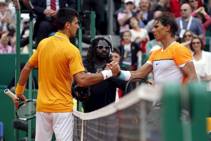 Novak Djokovic x Rafael Nadal - Semifinal em Monte Carlo (Foto: Reuters)