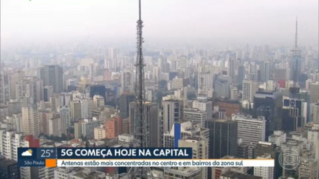 5G começa hoje na capital