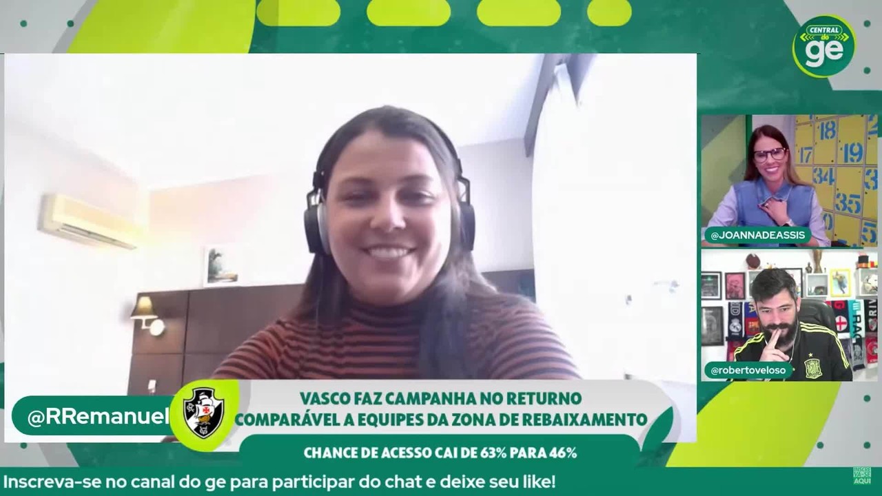 Emanuelle Ribeiro comenta expectativas do Vasco para o jogo contra o Operário-PR