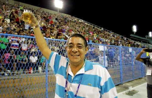 Zeca Pagodinho na Avenida Sapucaí, carnaval de 2017