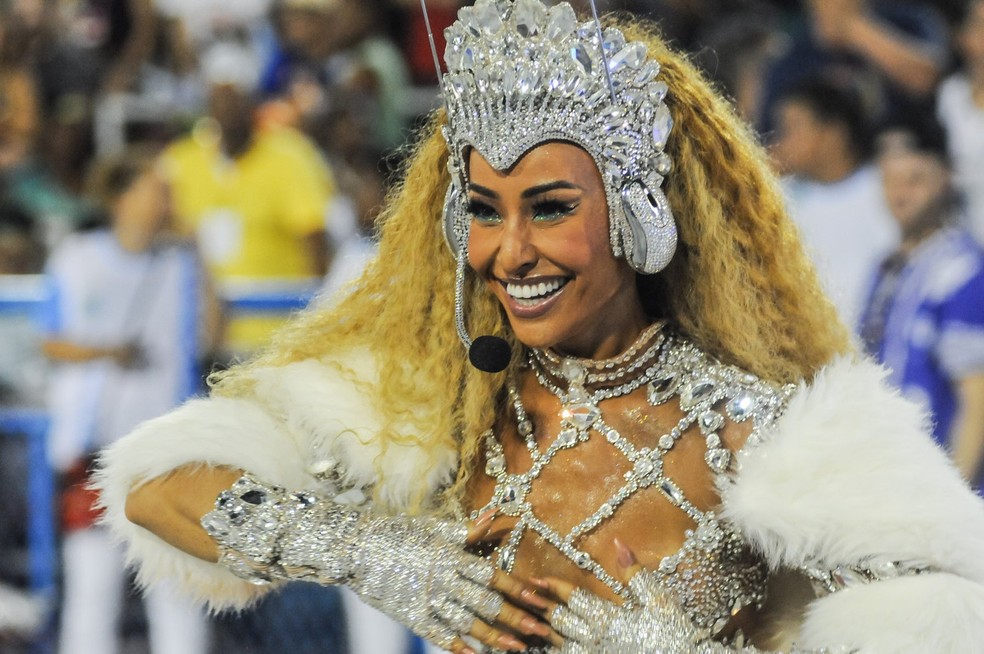 Sabrina Sato, rainha de bateria da Unidos de Vila Isabel — Foto: Alexandre Durão/G1