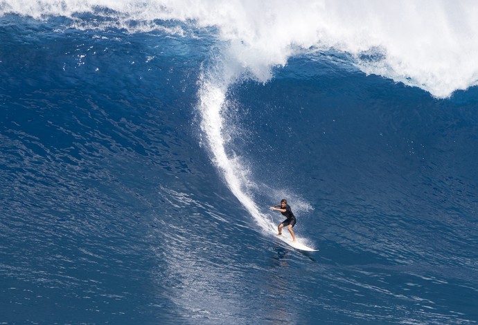 Lapo Coutinho também aproveitou o swell na ilha de Maui (Foto: Bruno Lemos)