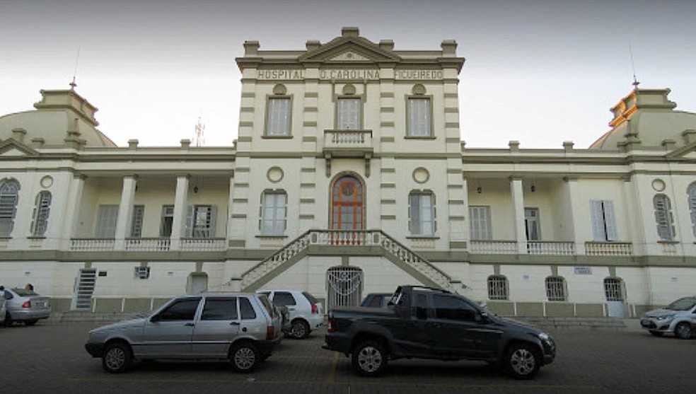 Santa Casa de Mococa tem 123% de ocupação de UTI — Foto: Google Street View